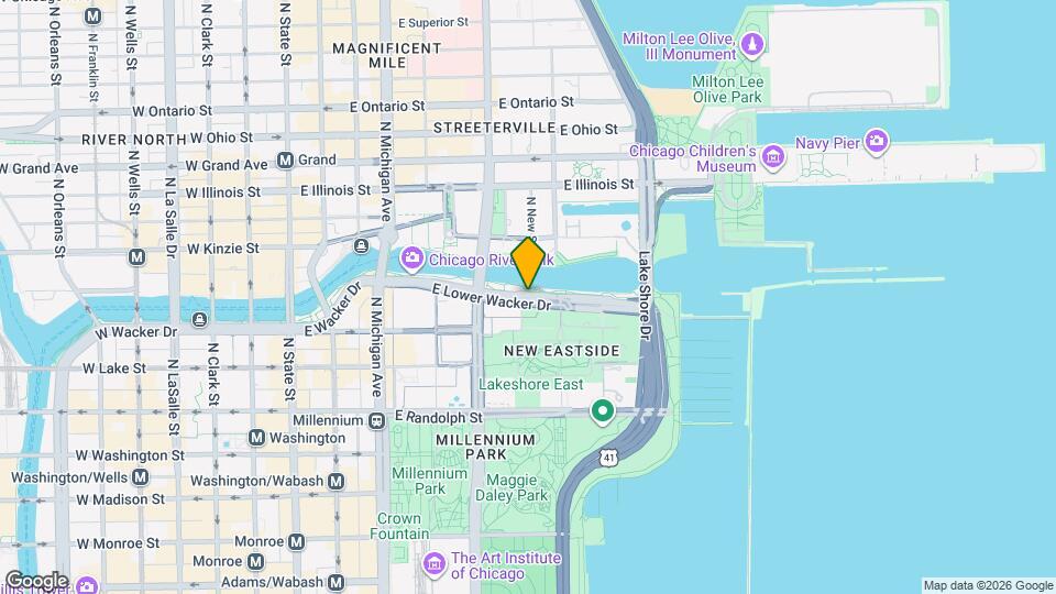 356 E Wacker Dr Map and Location Details