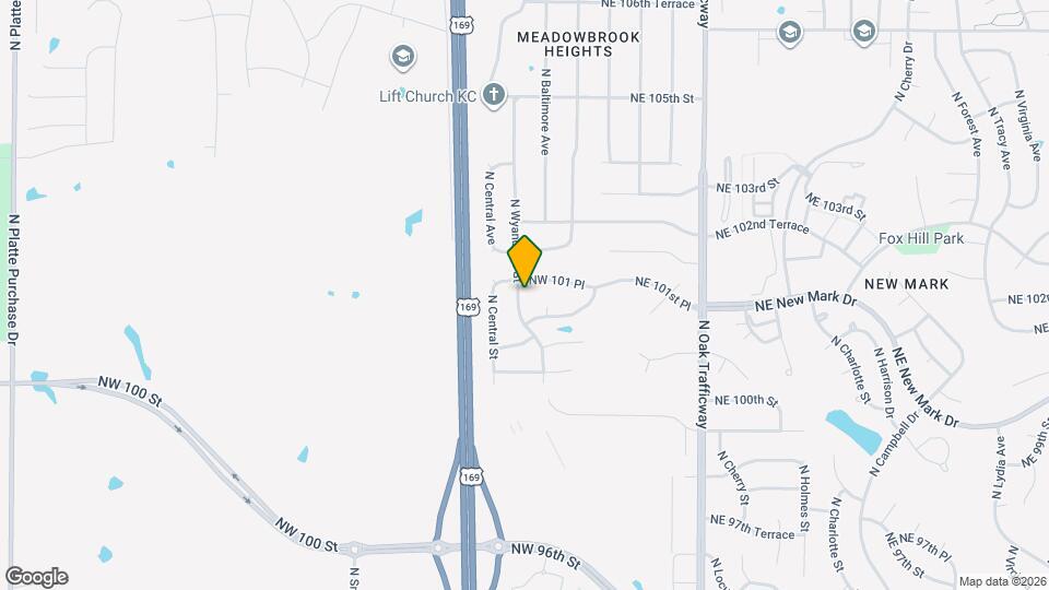 10123 N Wyandotte St Map and Location Details