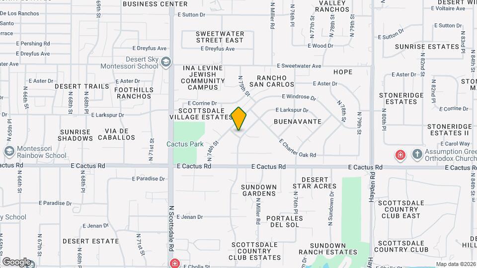 12402 N 74th Pl, Unit SI ID1558597P Mapa y Detalles de la Ubicación