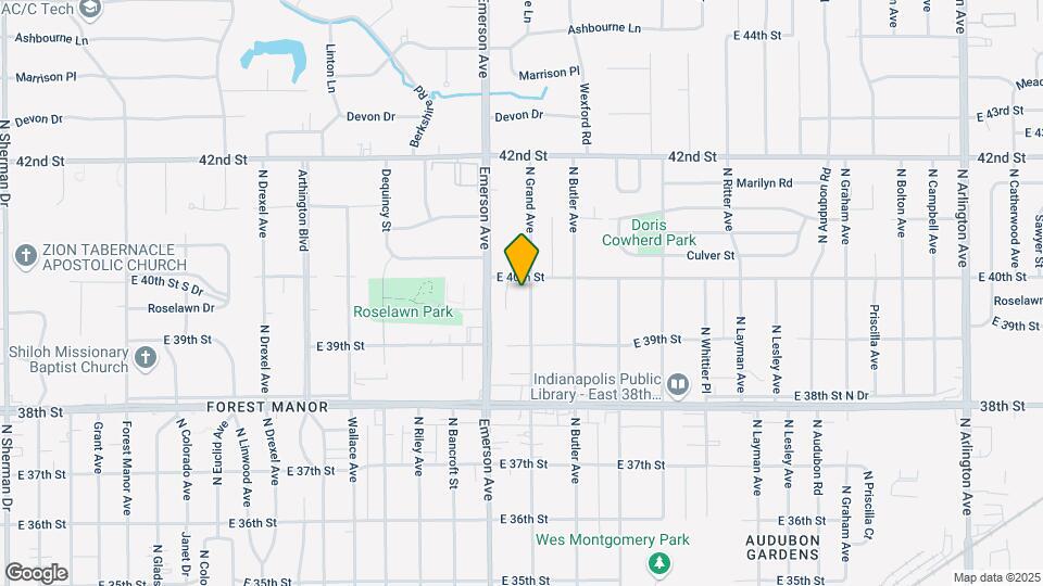 3952 N Grand Ave Map and Location Details