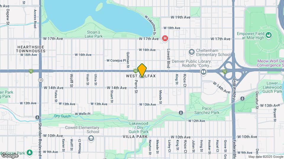 1447 Osceola St Map and Location Details