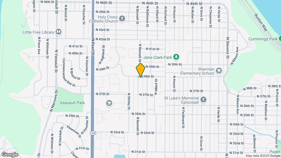 3743 N Bennett St Map and Location Details