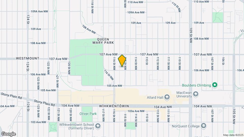 11506 106 Av NW Map and Location Details