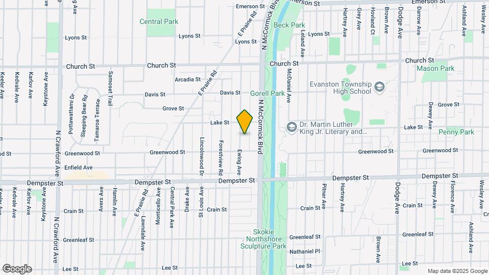 8933 Ewing Ave, Unit 1 Map and Location Details