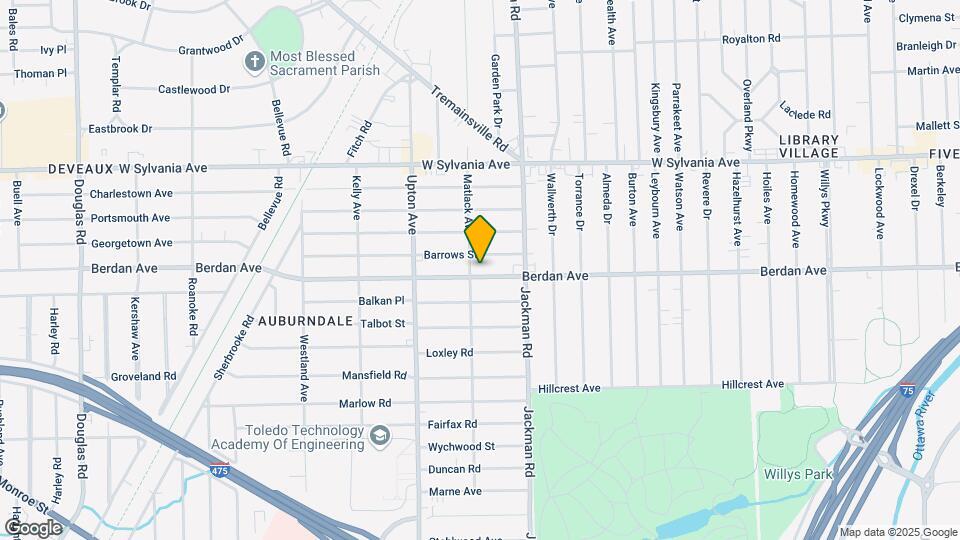 1750 Berdan Ave Map and Location Details