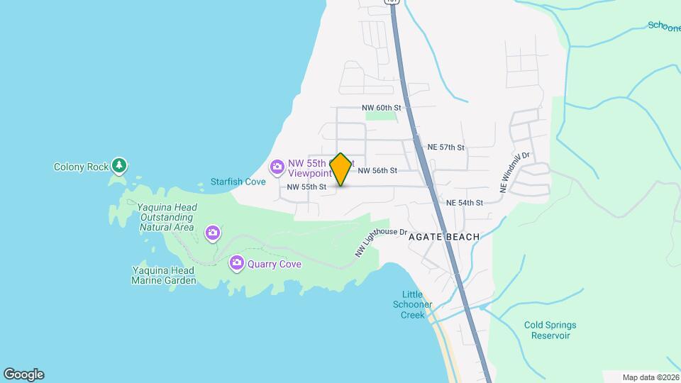 5446 NW Rhododendron St Map and Location Details