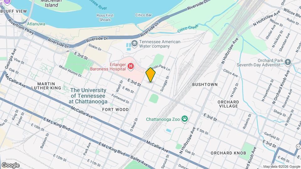 1120 Garfield St Map and Location Details