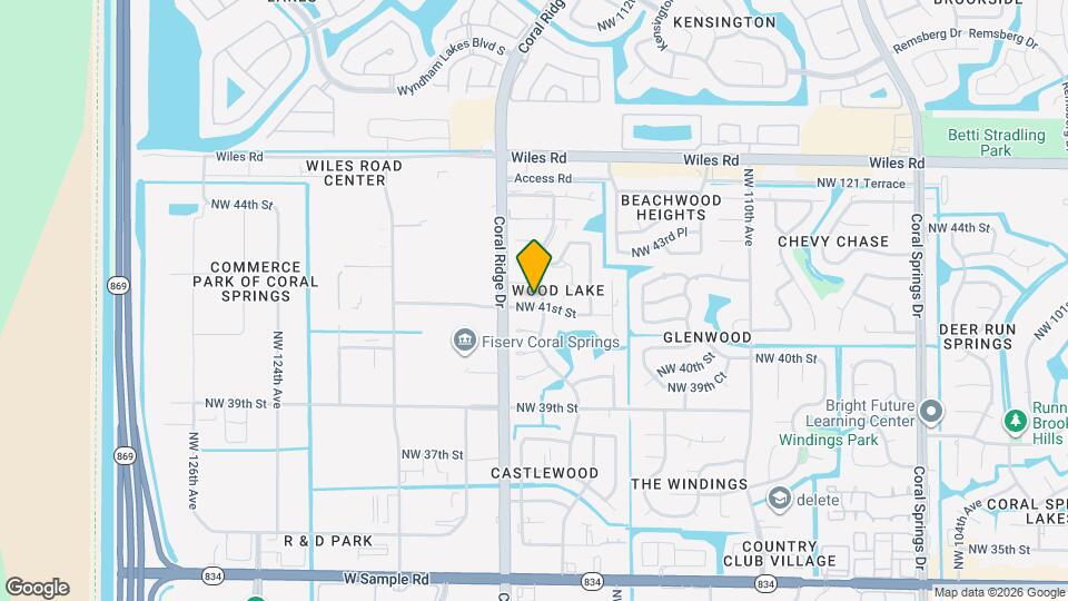 11507 NW 41st St Map and Location Details