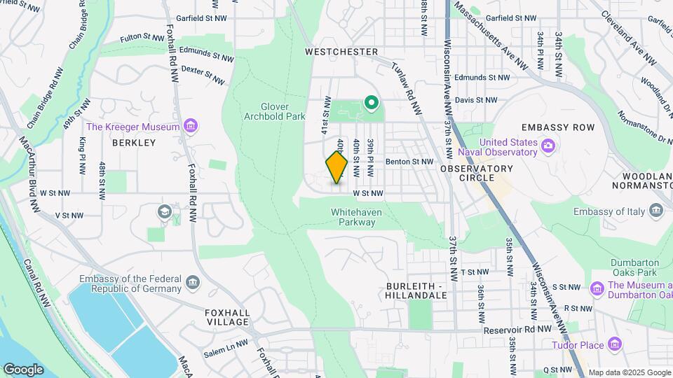 2204 40th Pl NW Map and Location Details