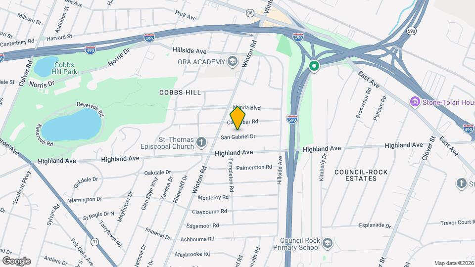 250 San Gabriel Dr Map and Location Details