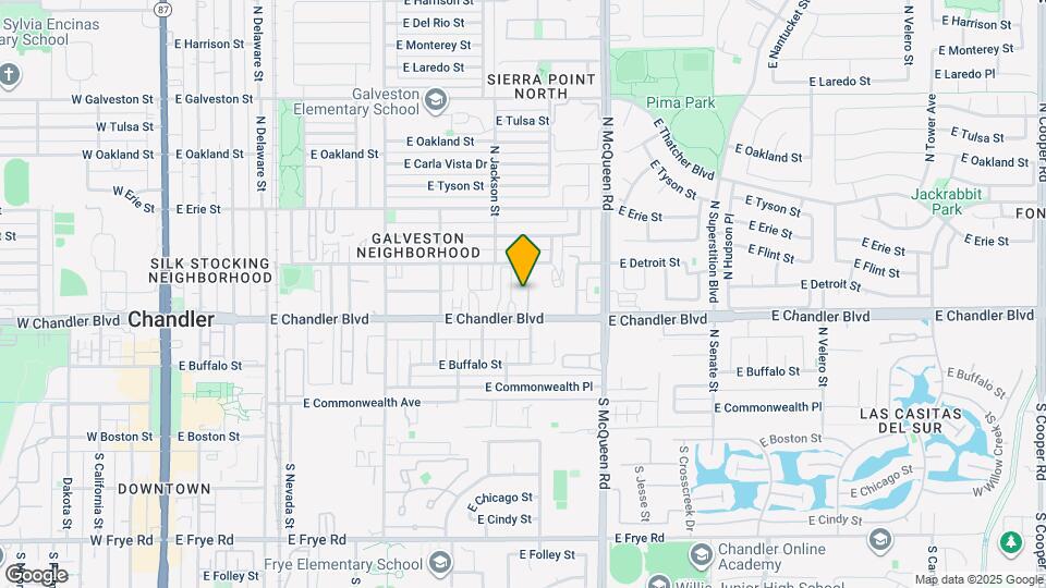 864 E Chandler Blvd Map and Location Details