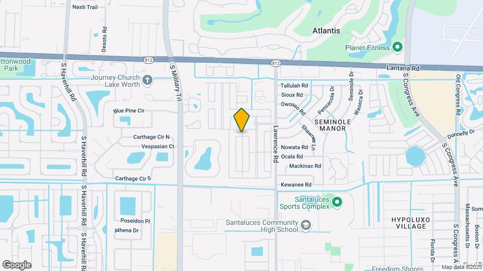 6295 S Ficus Ln Map and Location Details