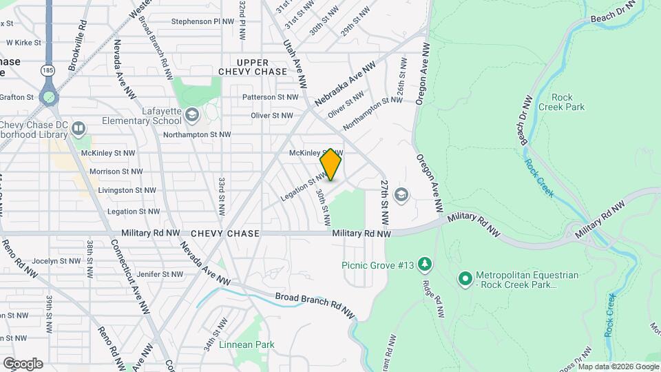 2925 Kanawha St NW Mapa y Detalles de la Ubicación