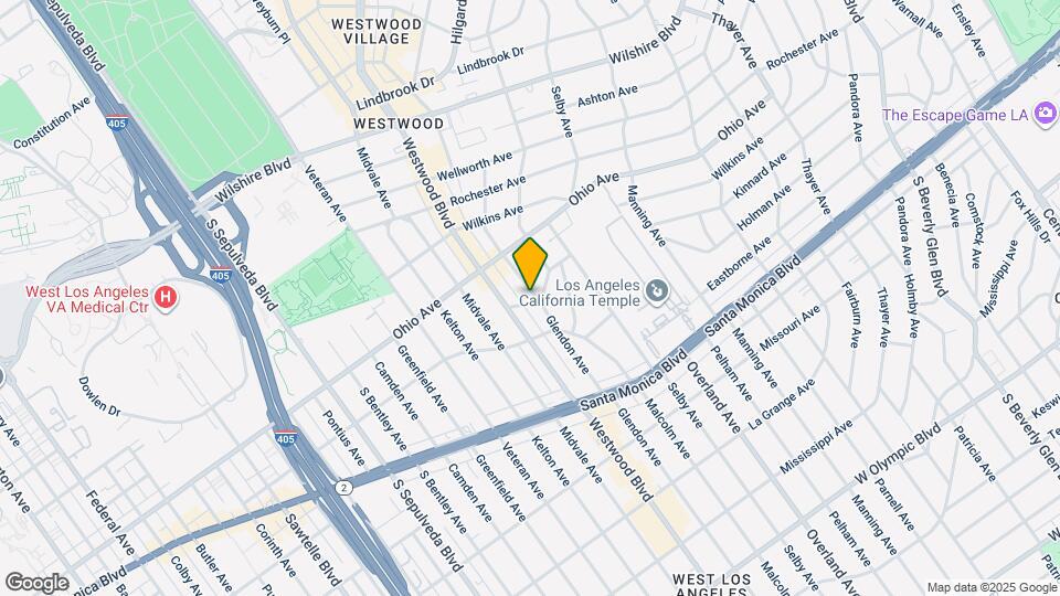 1561 Glendon Ave Map and Location Details