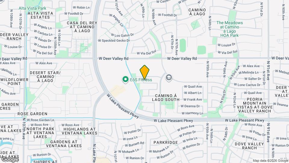 9856 W Salter Dr Map and Location Details