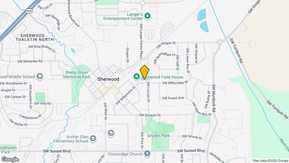 15467 SW Willamette St Map and Location Details