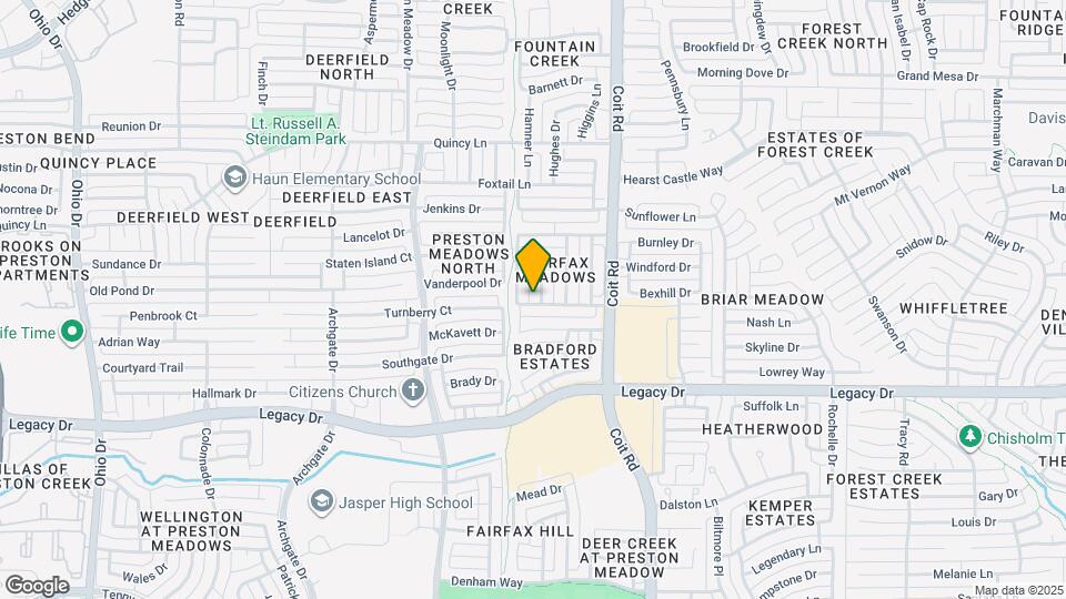 7201 Sage Meadow Way Map and Location Details