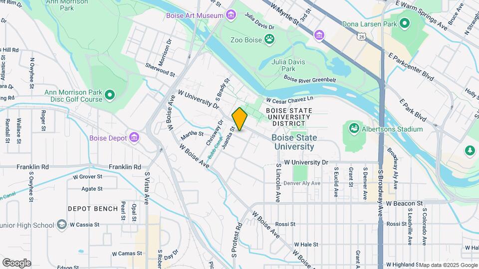 1801 W Yale Ct Map and Location Details
