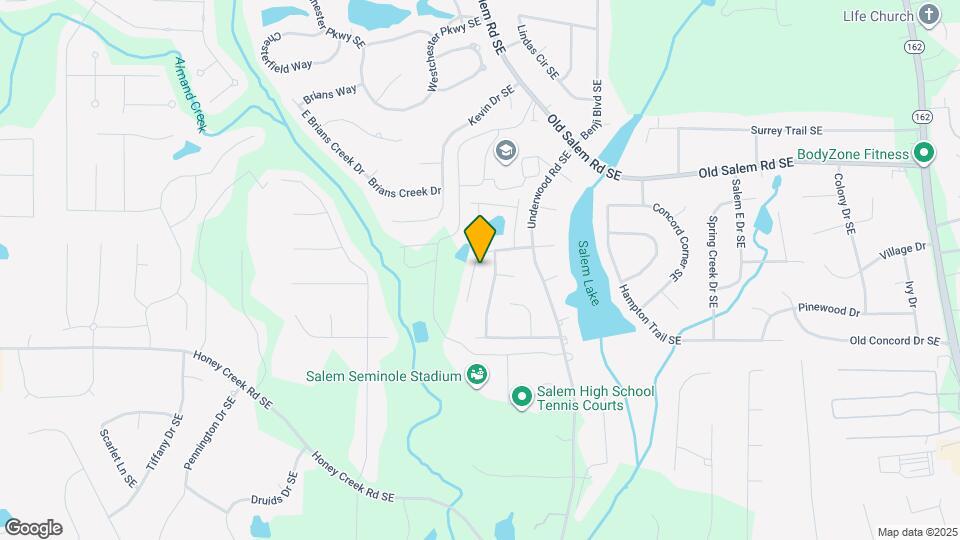 1717 Salem Woods Dr SE Map and Location Details