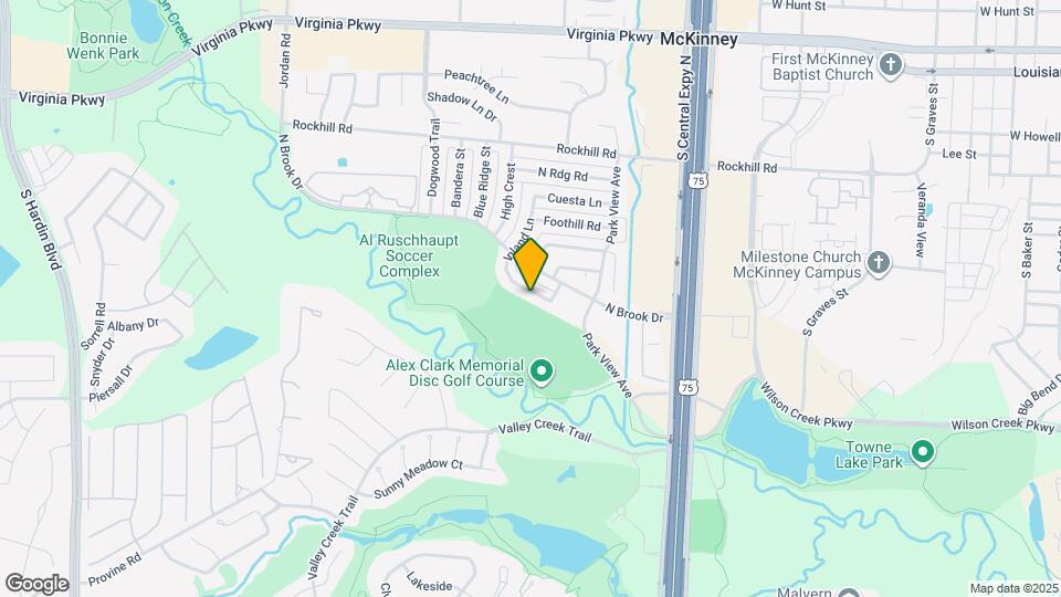 1100 Inland Ln Map and Location Details