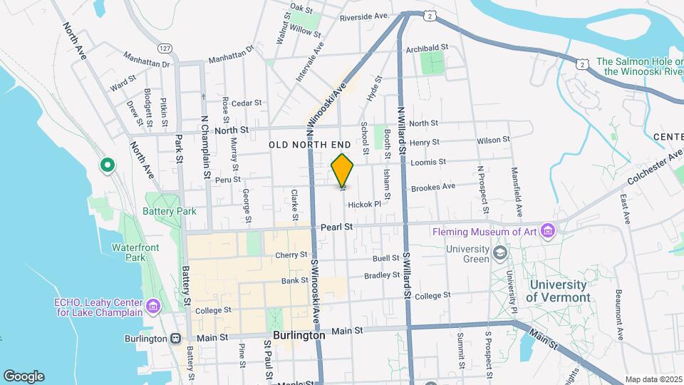 51 N Union St Map and Location Details