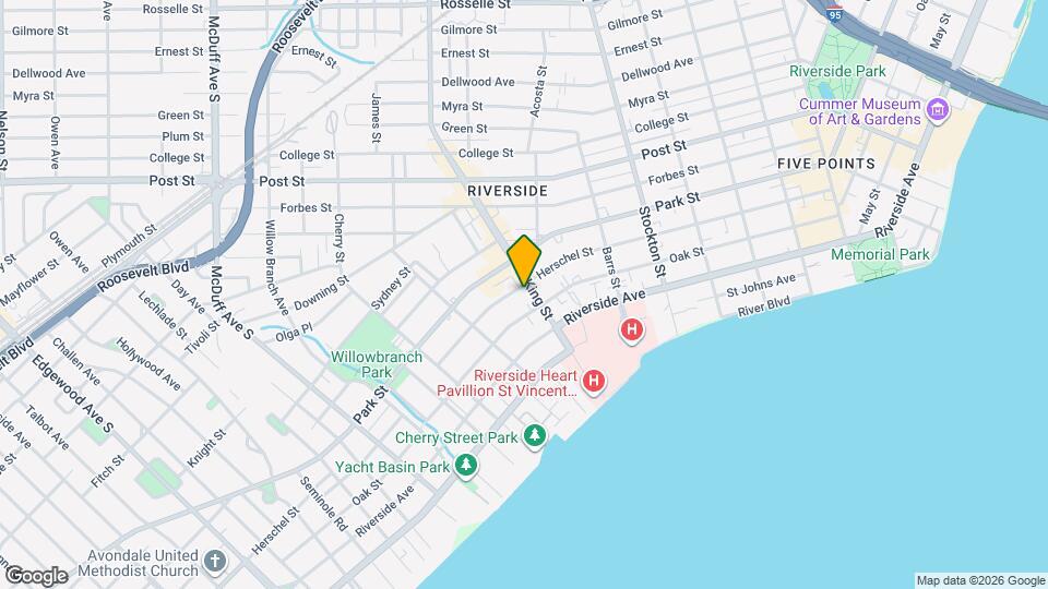 1606 King St Map and Location Details