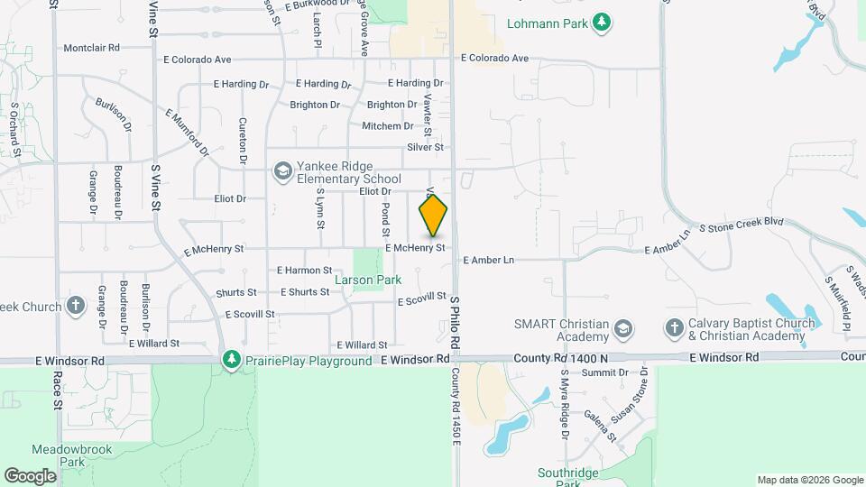 1402 E McHenry St Map and Location Details