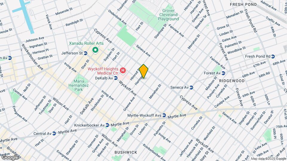 213 Saint Nicholas Ave Mapa y Detalles de la Ubicación