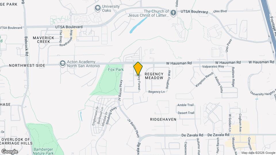 13215 Regency Frst Mapa y Detalles de la Ubicación