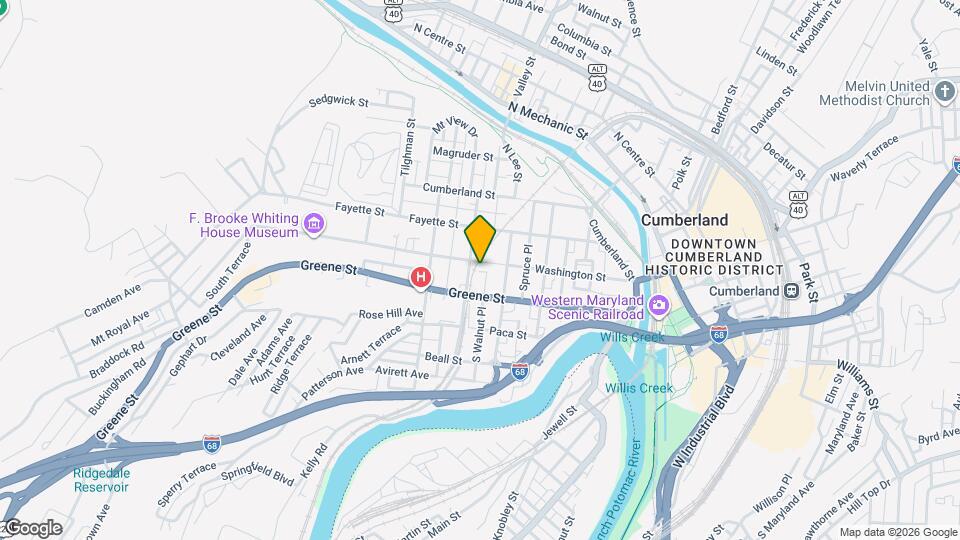 312 Washington St Map and Location Details