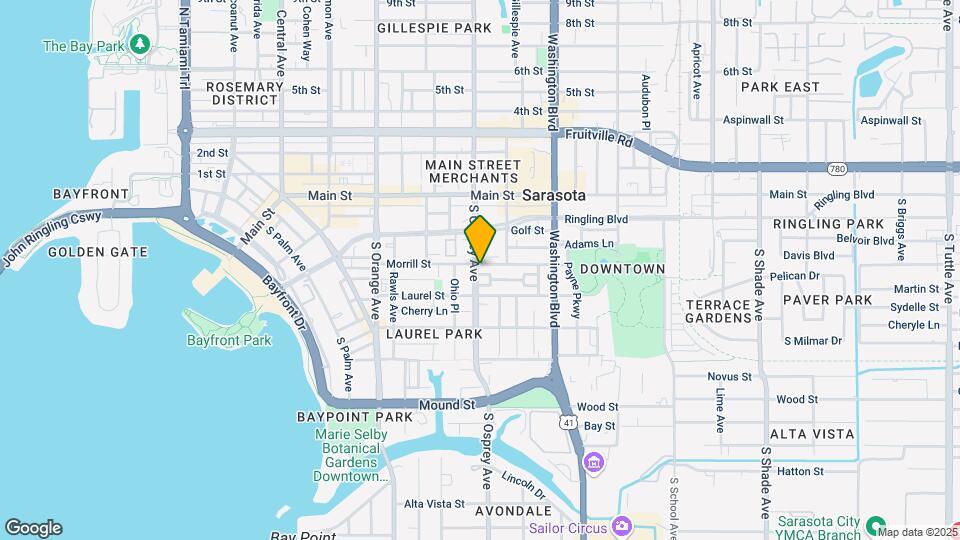 303 S Osprey Ave Mapa y Detalles de la Ubicación