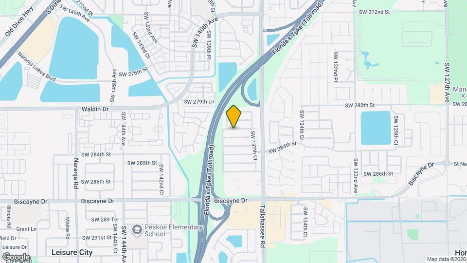 13830 SW 282nd St Map and Location Details