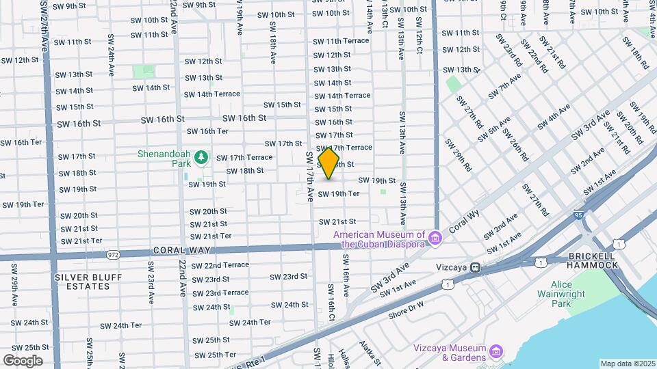 1644 SW 19th St Map and Location Details