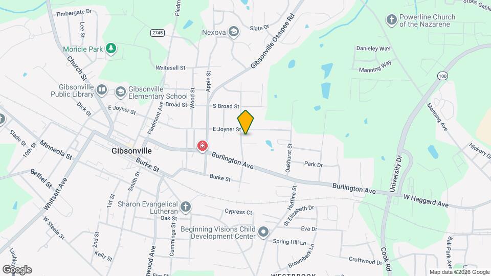 206 N Wyrick St Map and Location Details