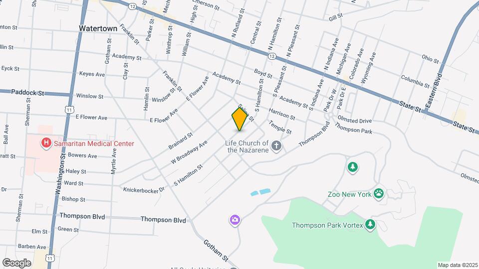 435 S Hamilton St Map and Location Details