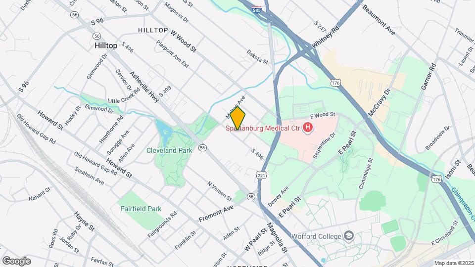 207 W Centennial St Map and Location Details