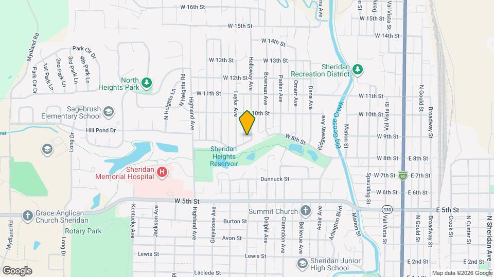 929 Park Dr Map and Location Details