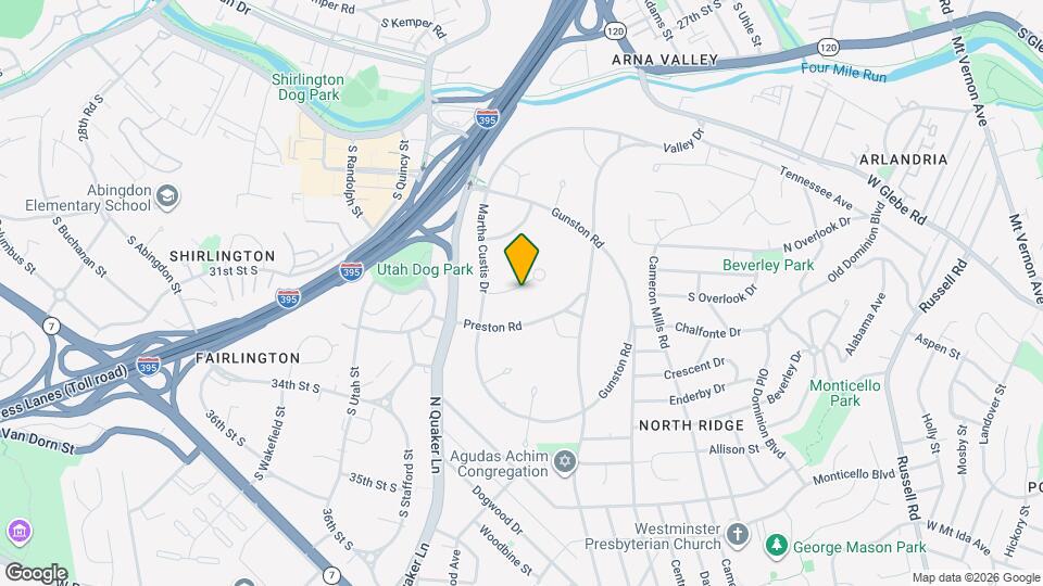 1612 Mt Eagle Pl Map and Location Details