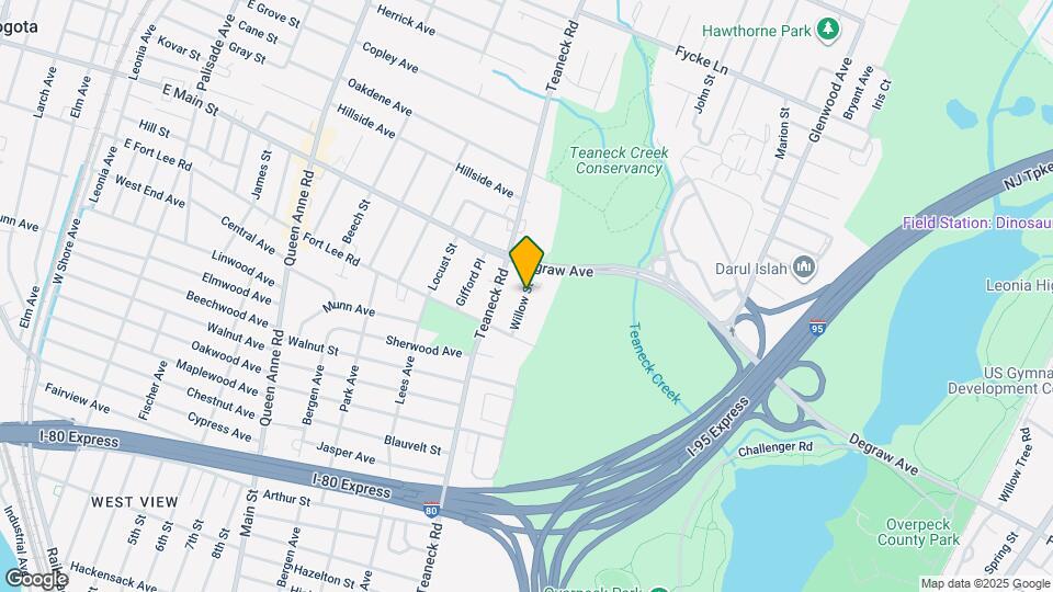 333 Willow St, Unit 104 Map and Location Details