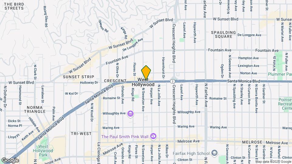 8283 Santa Monica Blvd Mapa y Detalles de la Ubicación