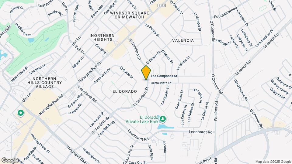 12803 El Sendero St Mapa y Detalles de la Ubicación