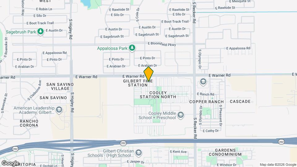 856 S Agnes Ln Map and Location Details