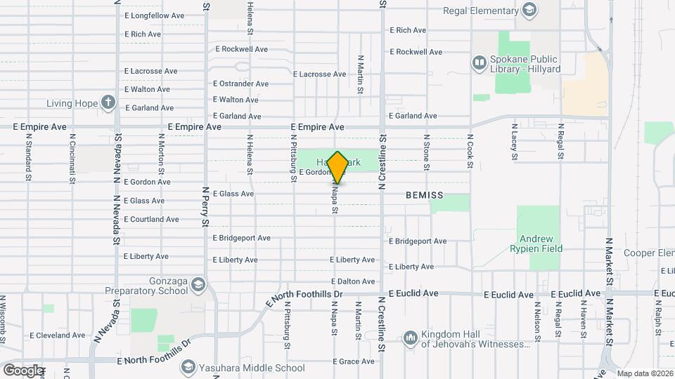 1903 E Glass Ave Map and Location Details