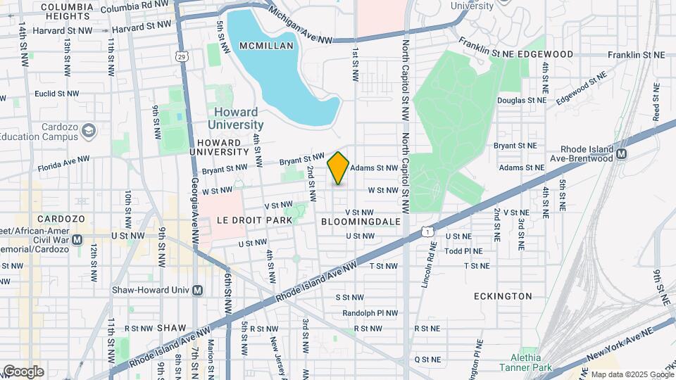 129 W St NW Map and Location Details