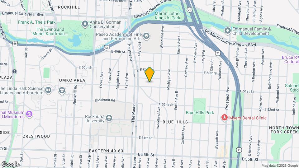 1532 E 51st St Map and Location Details