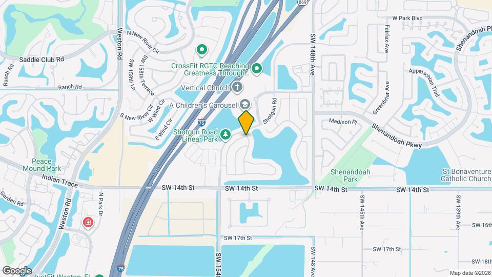 1297 SW 151st Ave Map and Location Details