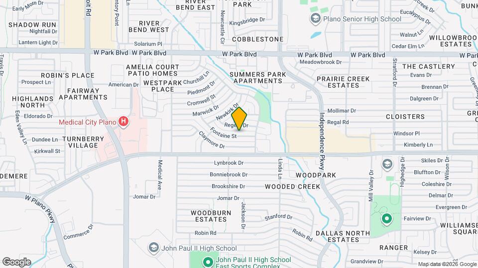 3321 Fontaine St Map and Location Details