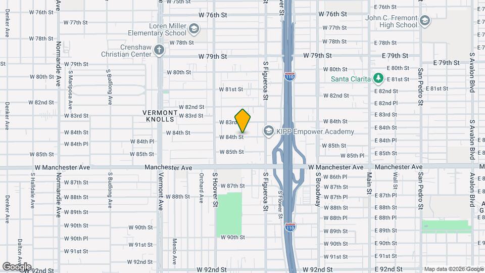 603 W 84th St Map and Location Details