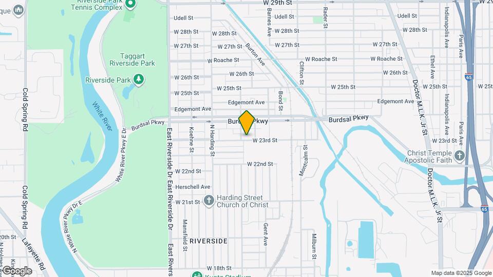 1254 W 23rd St Map and Location Details