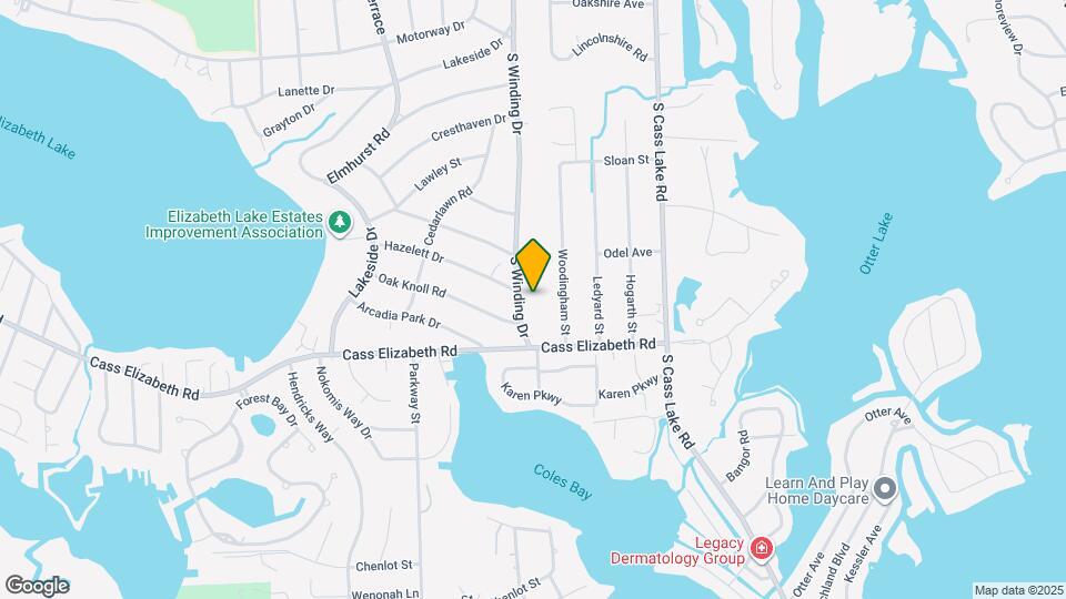 805 S Winding Dr Map and Location Details